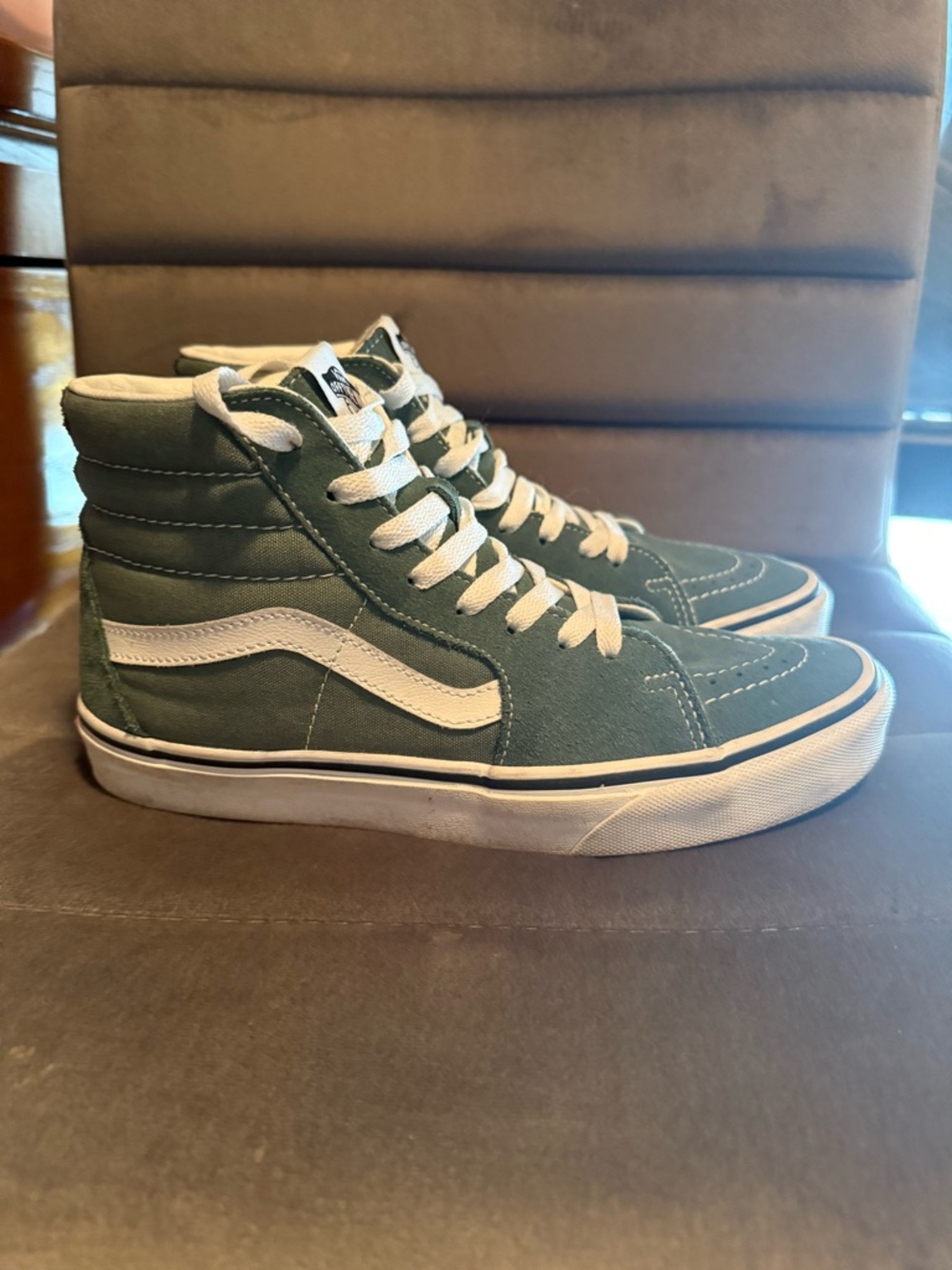 Women’s Green High Top Vans Size 8